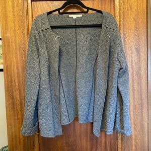 Cozy wool collarless Boden jacket
